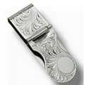 Hinged Custom Money Clip w/ Round End